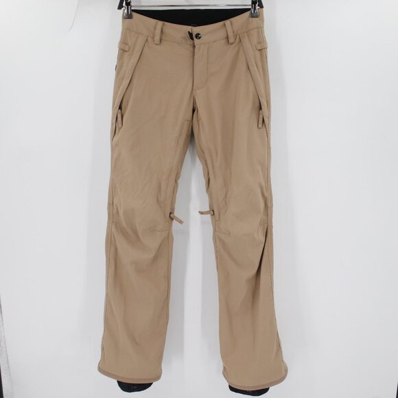 686 Pants - 686 Women's Straight Leg Pants - Tan